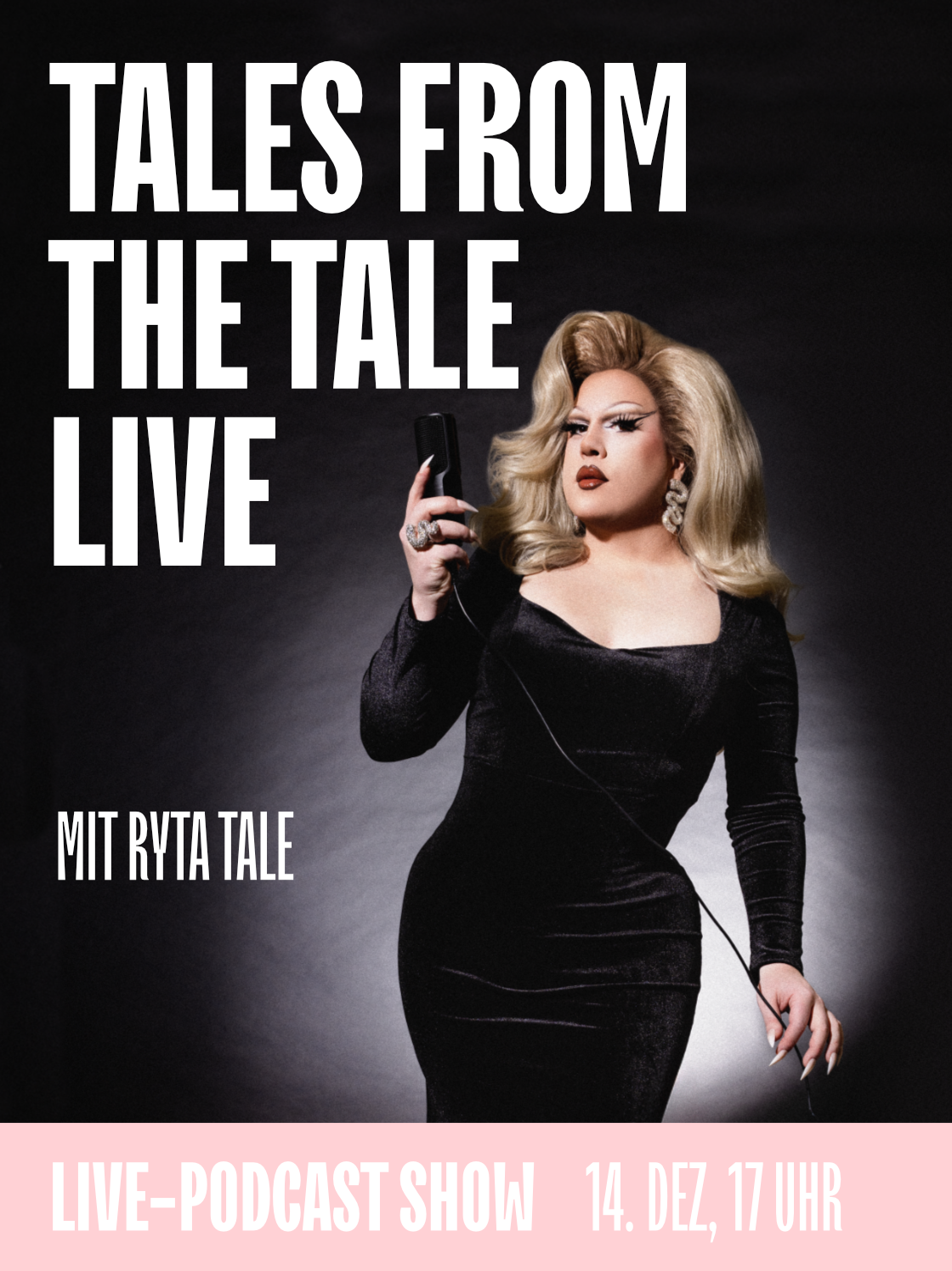 Live-Podcast-Show "Tales from the Tale" mit Ryta Tale, 14. Dezember, 17 Uhr.